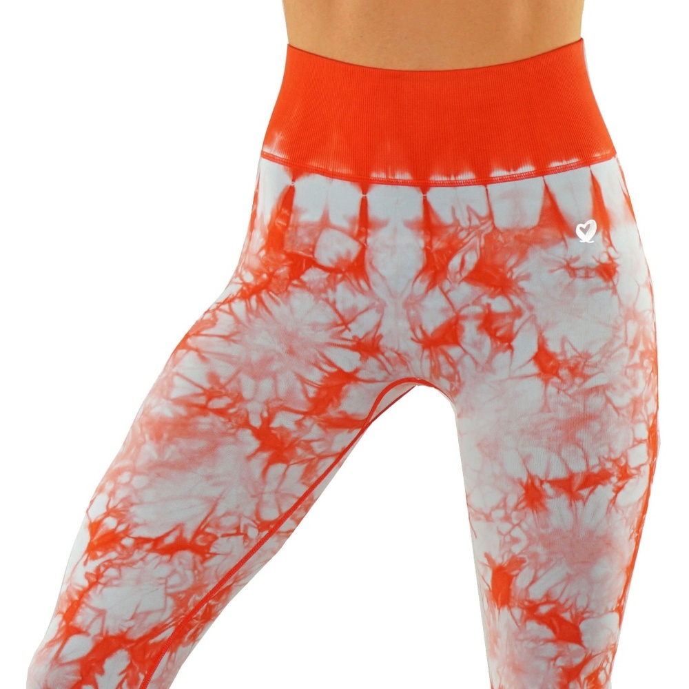 Capri leggings with marble design - Picture 3 of 4